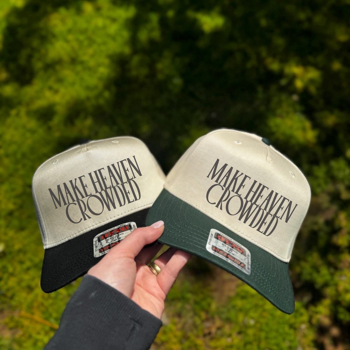 Make Heaven Crowded Trucker Hat