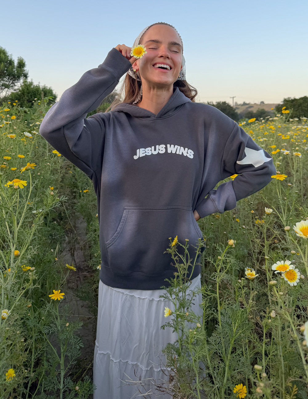 Jesus Wins Essential Hoodie